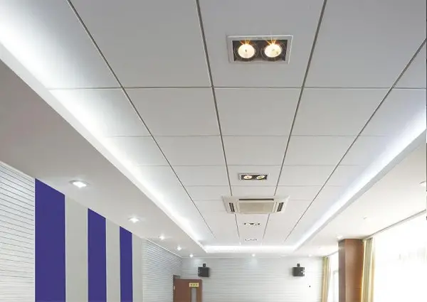 Grid Mineral Ceiling